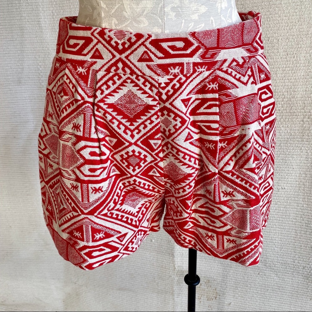 Revolve Line & Dot Aztec Print Southwestern Shorts - Picture 8 of 8